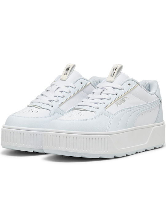 Puma Karmen Rebelle Γυναικεία Sneakers Λευκά