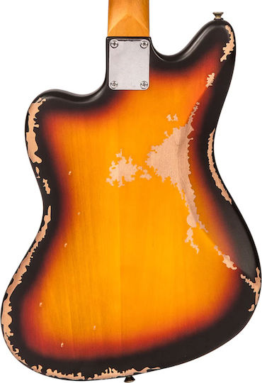 Vintage Elektrische Gitarre Braun
