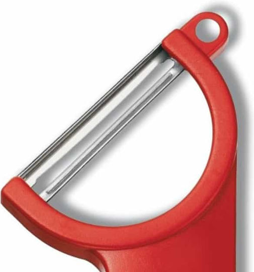Victorinox Rapid Fruit & Vegetable Peeler/Cleaner made of Plastic Red