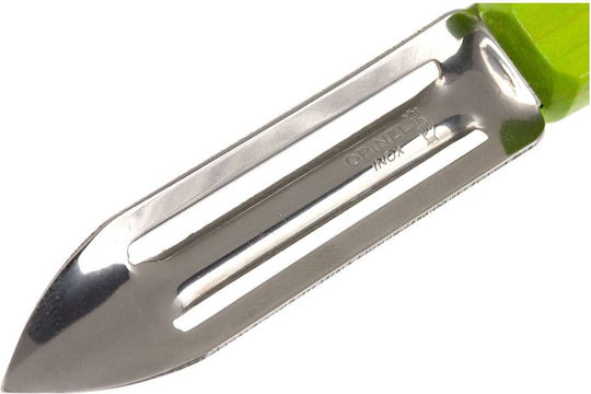 Opinel No115 Fruit & Vegetable Peeler/Cleaner Green