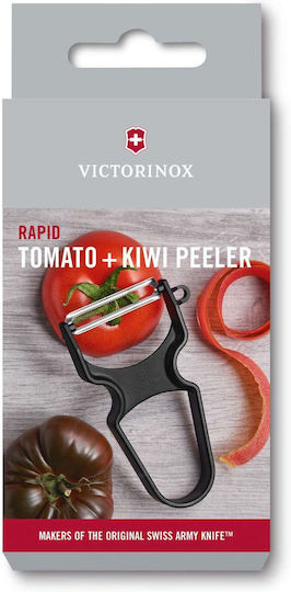 Victorinox Rapid Αποφλοιωτής/Καθαριστής Φρούτων & Λαχανικών με Λεπίδα Julienne από Ανοξείδωτο Ατσάλι Μαύρος