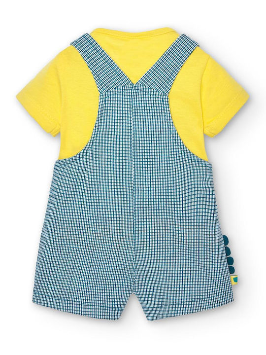 Boboli Set Baby Strampler mit Hose Yellow