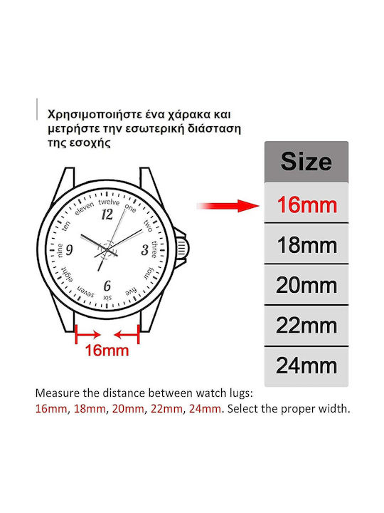 Brățară din metal Argint 18mm