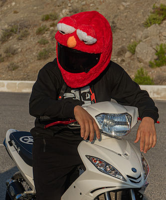 Cookie Monster Motorcycle Helmet Accessories