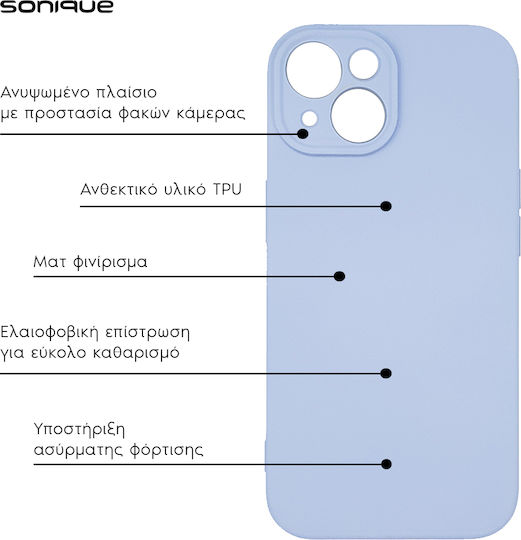 Sonique Galaxy Back Cover Silicon Lila (Samsung Galaxy M34 5G)