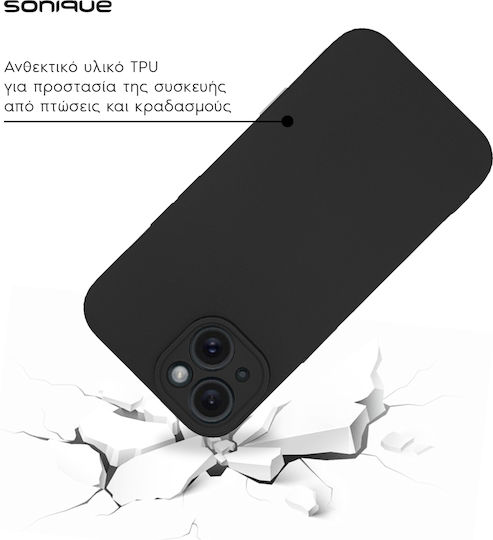 Sonique Задна корица Силикон Черен (Xiaomi Redmi Note 13 Pro 5G / Poco X6 5G)