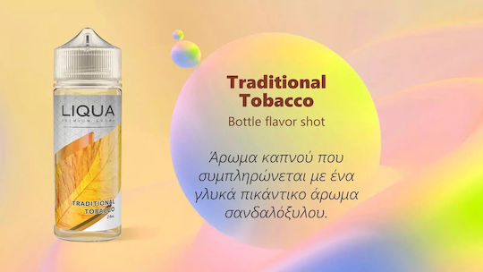 Liqua Flavor Shot 24ml/120ml 1 Traditional Tobacco | Skroutz.gr