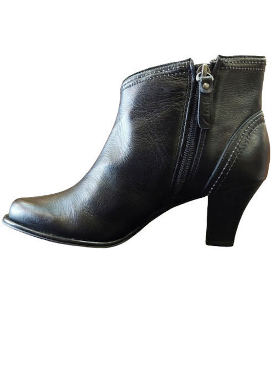 Clarks Leder Damen Knöchelstiefel Schwarz