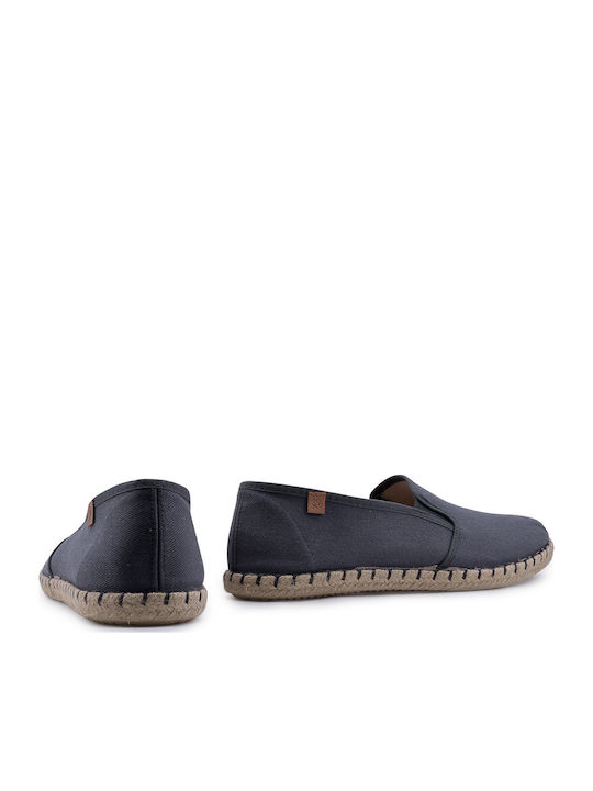 Fabric Men's Espadrilles in Gray Color