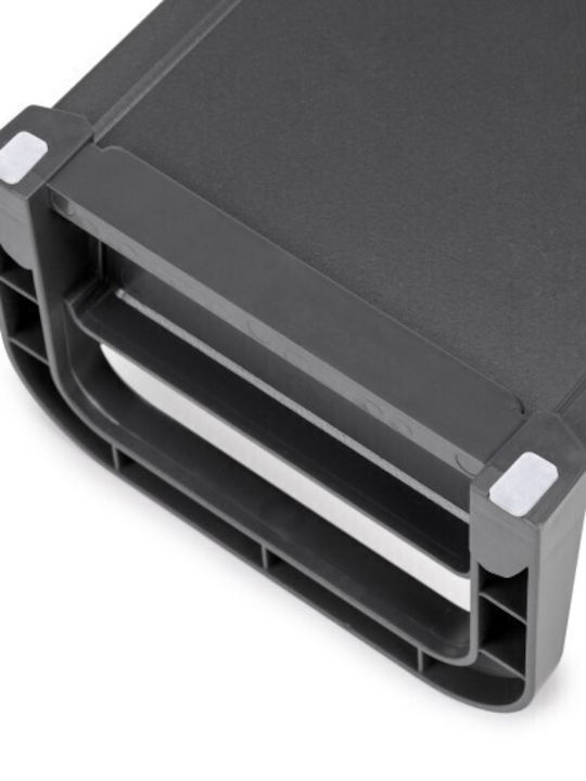 Emuca Plastic Cabinet Dish Rack in Gray Color 47x12cm