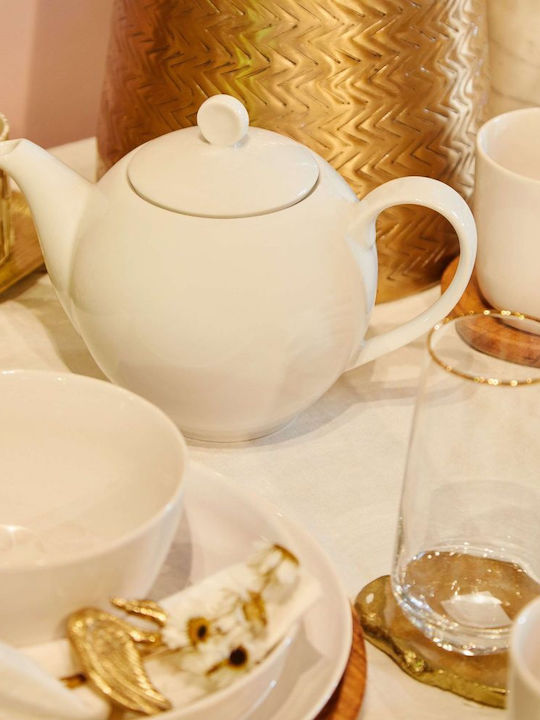 Butlers Grove Puro Τσαγιέρα Πορσελάνης Λευκή 1300ml