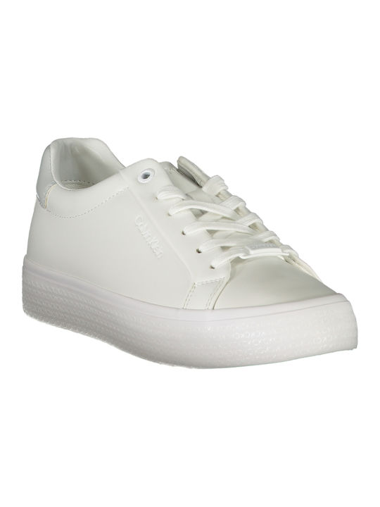 Calvin Klein Γυναικεία Sneakers Λευκά