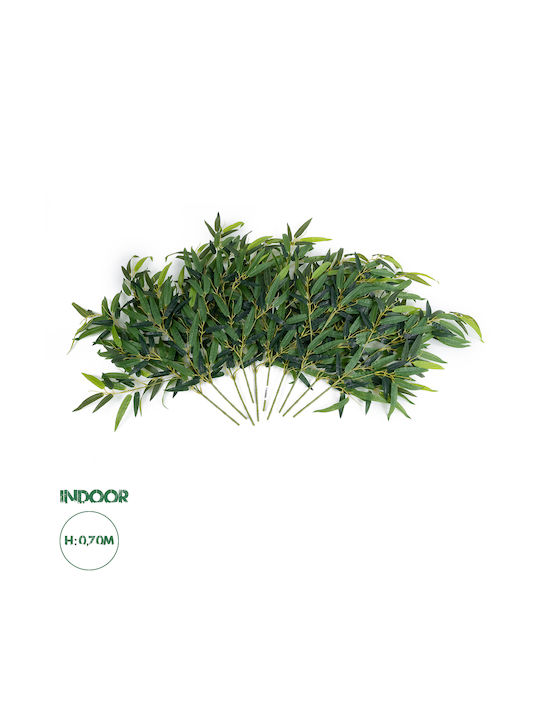 Artificial Decorative Branch Bamboo Green 70cm 10pcs GloboStar