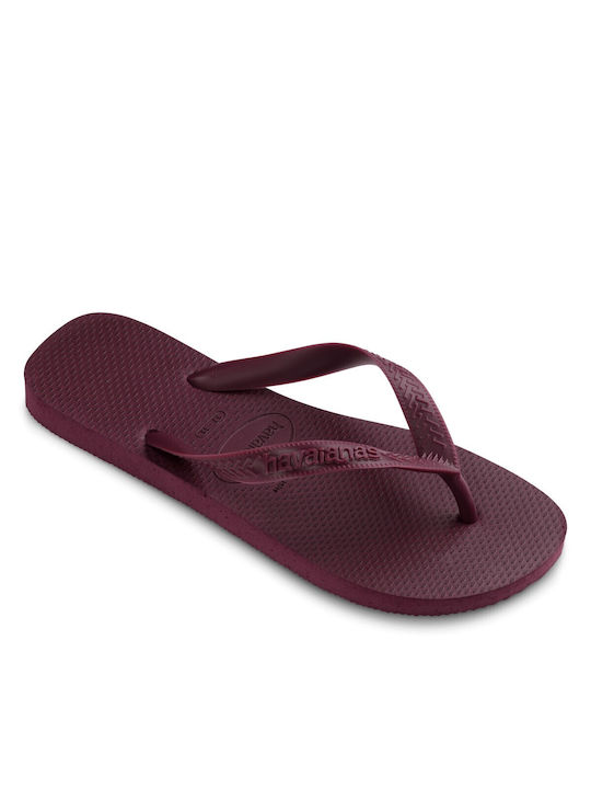 Men's Flip Flops Burgundy
