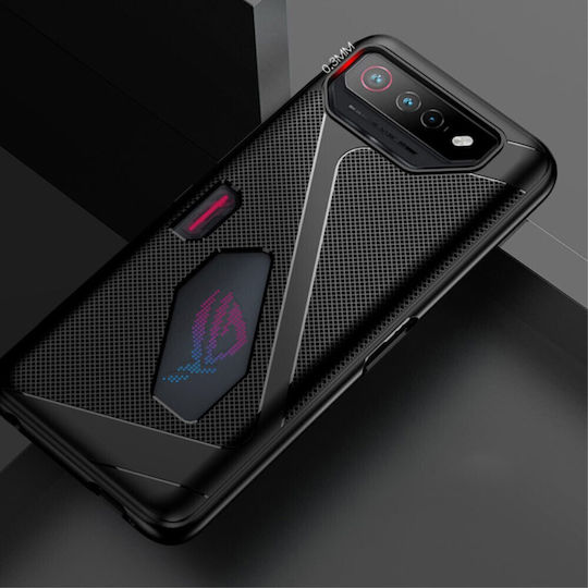 Asus Back Cover Πλαστικό / Σιλικόνης Μαύρο (Realme 7 5G)