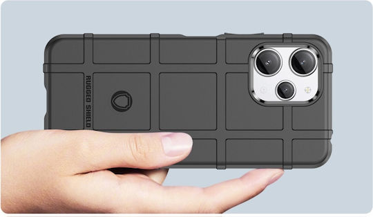 Shield Back Cover Σιλικόνης Μαύρο (Redmi 12 4G / Redmi 12 5G)