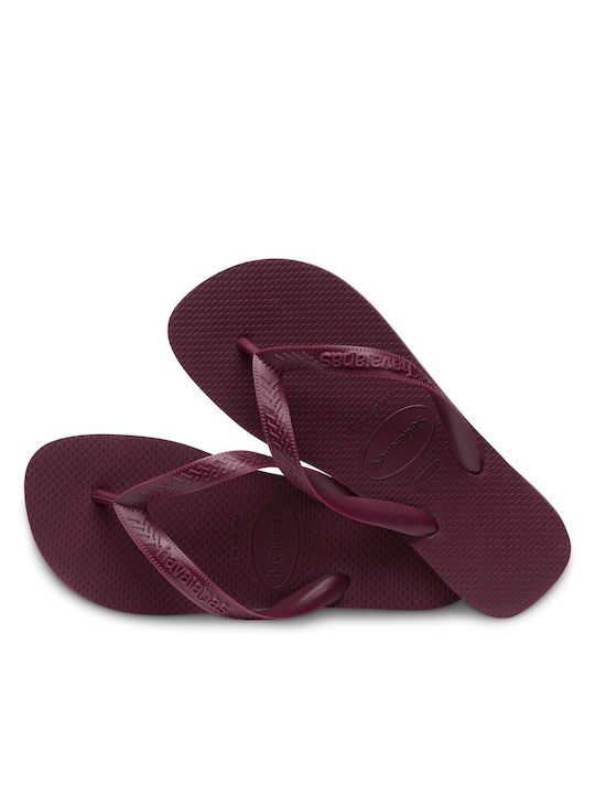 Men's Flip Flops Burgundy
