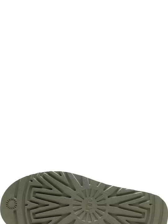 Ugg Australia Classic Ultra Mini Ii Piele Ghete dama Verde