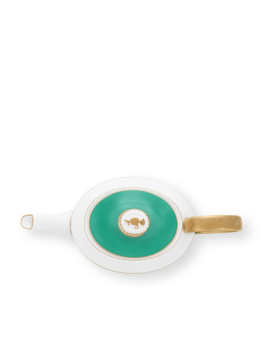 PiP Studio Chique Τσαγιέρα Πορσελάνης Gold Green 1800ml