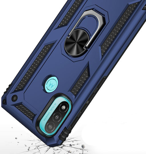 Erbord Back Cover Μεταλλικό Μπλε (Moto E20)