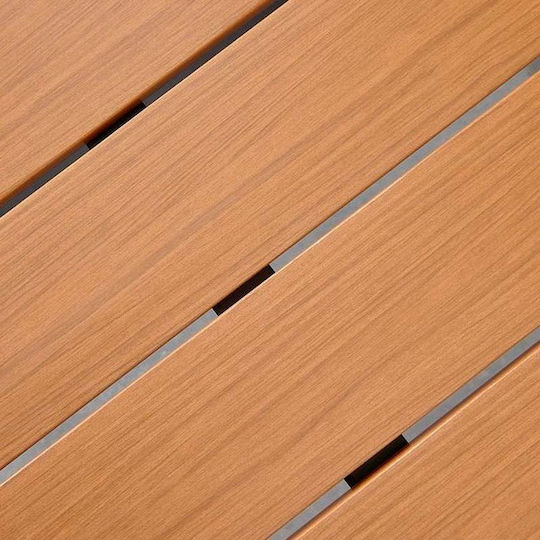 Masa pentru spații exterioare Lemn cu schelet metalic Poseidon Black, Karydi 150x82x75buc