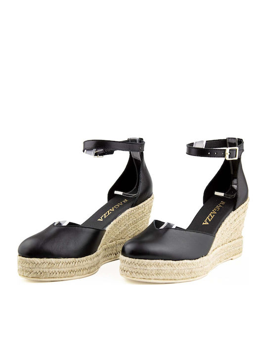 Women's Platform Espadrilles Black