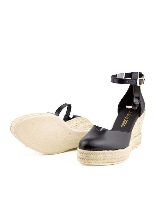 Women's Platform Espadrilles Black