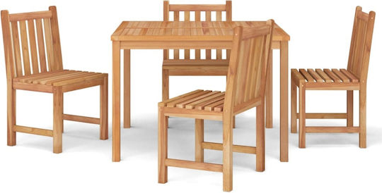 Set Sala De Mese 5 Piese Teak