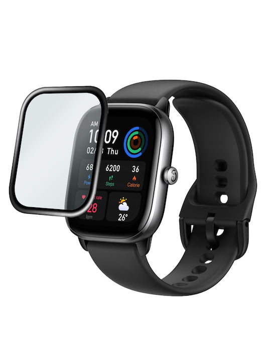 Erbord Full Face Tempered Glass για το Amazfit GTS 4 1τμχ