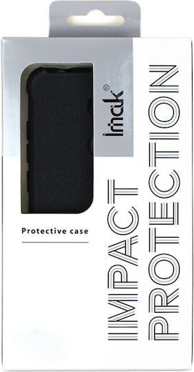 Imak Umschlag Rückseite Silikon Schwarz (Motorola Edge 30 Fusion)