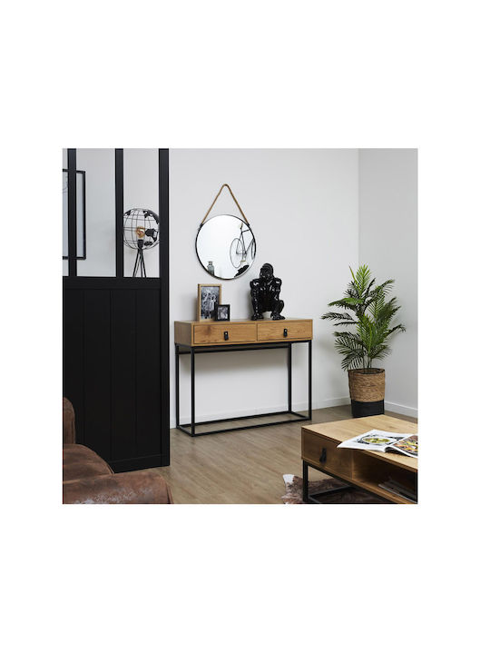 Console Table Wood & Metal Metal L100xW35xH80.5cm