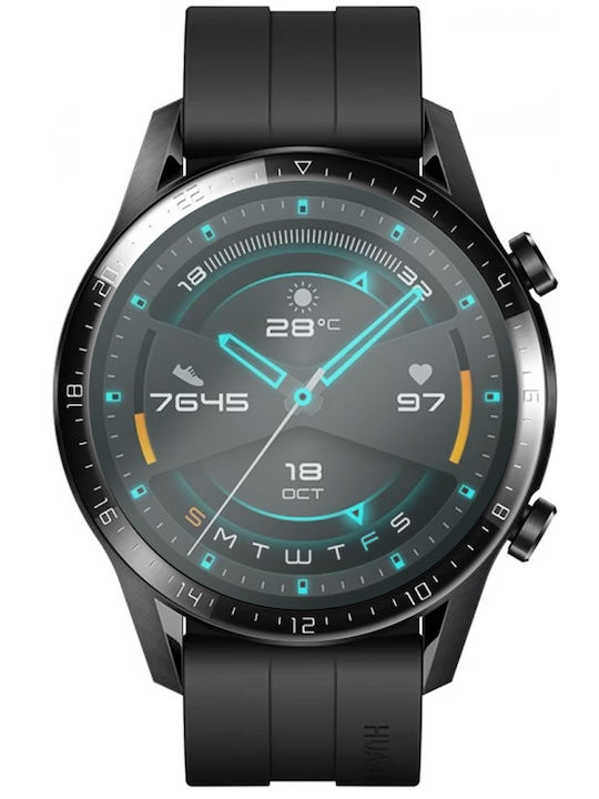 Erbord Vollflächig gehärtetes Glas für das Huawei Watch GT2 46mm 1Stück