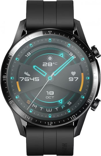 Erbord Full Face Tempered Glass pentru Huawei Watch GT2 46mm 1buc