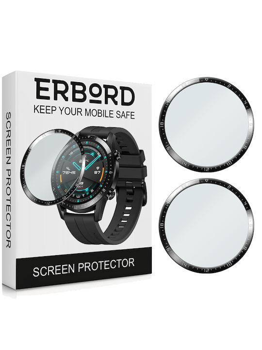 Erbord Vollflächig gehärtetes Glas für das Huawei Watch GT2 46mm 1Stück