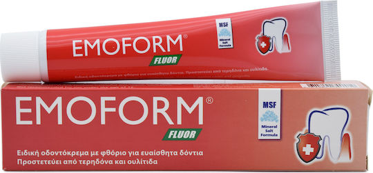 Emoform Fluor Toothpaste for Sensitive Teeth & Cavities 50ml