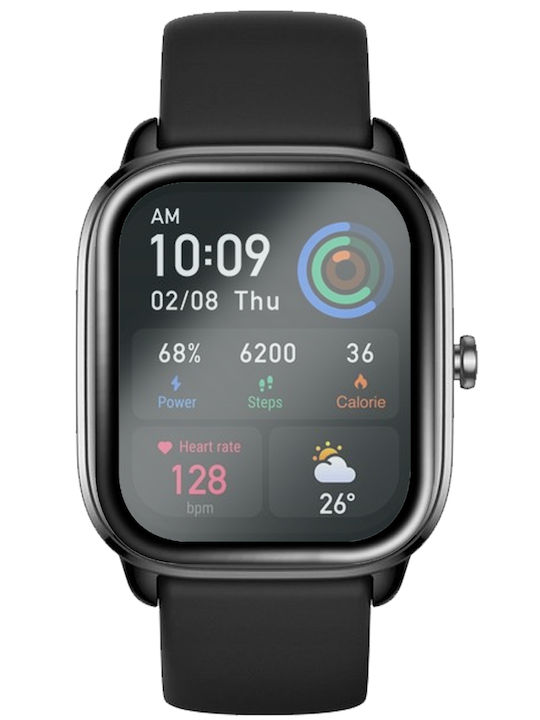Erbord Full Face Tempered Glass pentru Amazfit GTS 4 Mini 1buc