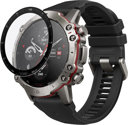 Erbord Full Face Tempered Glass για το Amazfit Falcon 1τμχ