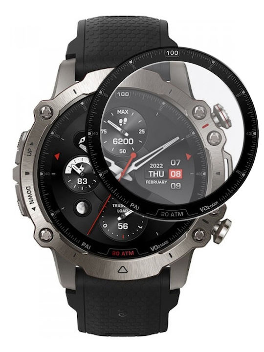 Erbord Full Face Tempered Glass pentru Amazfit Falcon 1buc