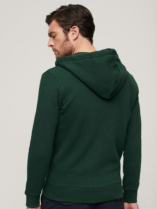 Sweatshirt with Hood Green (forest Green)