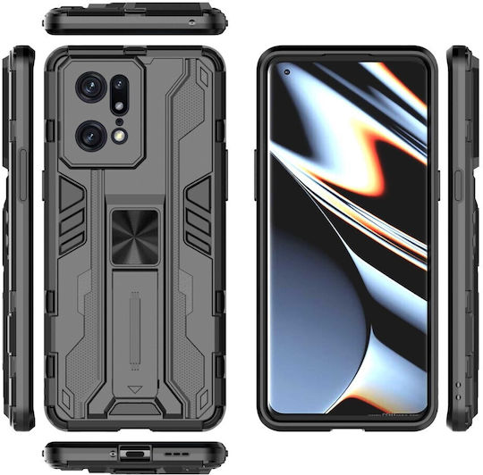 Erbord Back Cover Μεταλλικό Μαύρο (Oppo Find X5 Pro)