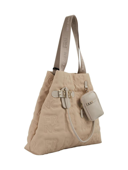 FRNC Damen Tasche Schulter Vanilla