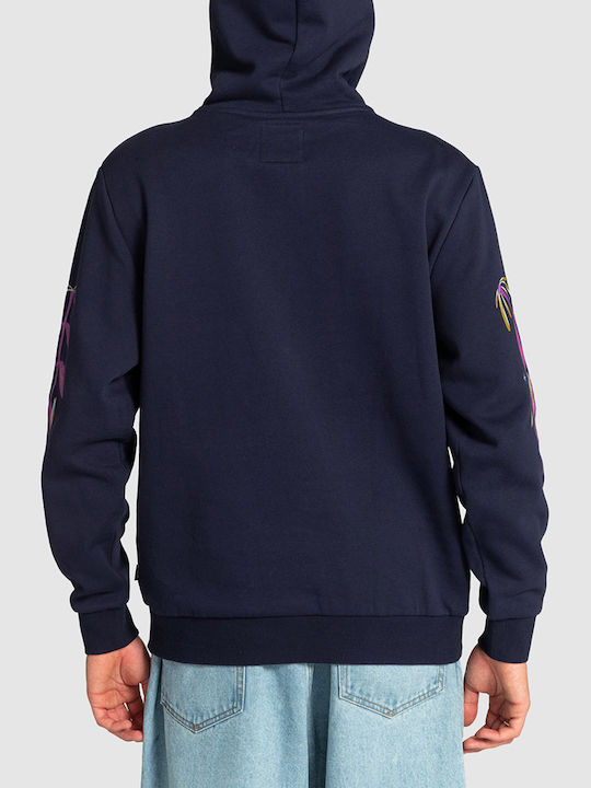 RVCA Herren Sweatshirt mit Kapuze Blau