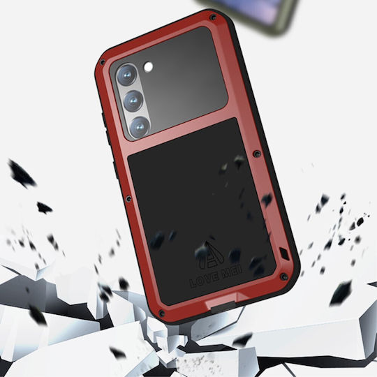 Love Mei Back Cover Μεταλλικό Κόκκινο (Galaxy S23)