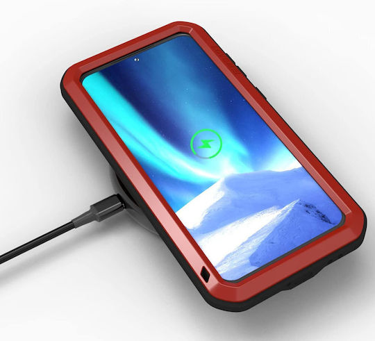 Love Mei Back Cover Μεταλλικό Κόκκινο (Galaxy S23)