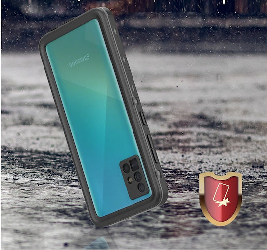 Redpepper Ip68 С пълно покритие (360°) 2мм Водоустойчив Черен (Galaxy A51)