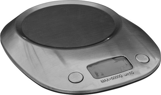 5Five Digital Kitchen Scale Up To 5kg Silver