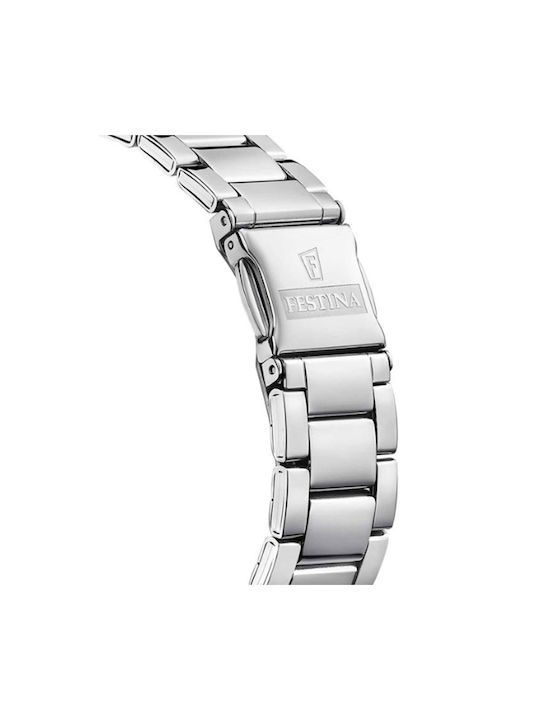 Festina Uhr Batterie mit Silber Metallarmband