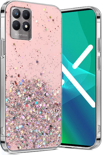 Erbord Задна корица Пластмаса / Силикон Розов (Realme 8i)