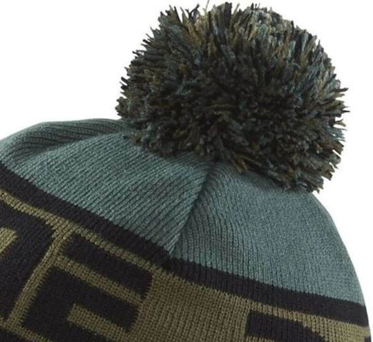 Pom Pom Beanie Männer Beanie Gestrickt in Grün Farbe
