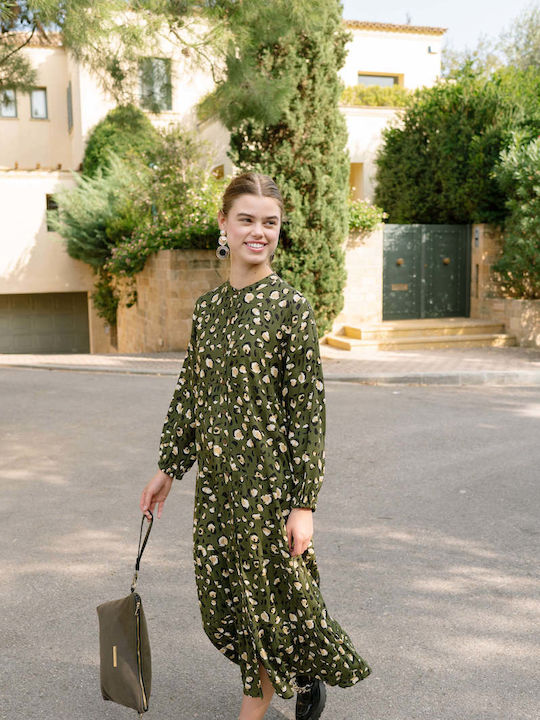Maxi Shirt Dress Dress Animal Print